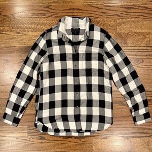 Madewell Slim Ex-Boyfriend Shirt in Buffalo Check | Size M